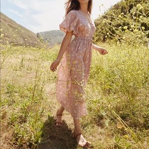 Christy Dawn Dahlia dress in blush thistle